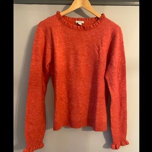 Sundance Ruffle detail Sweater, size M